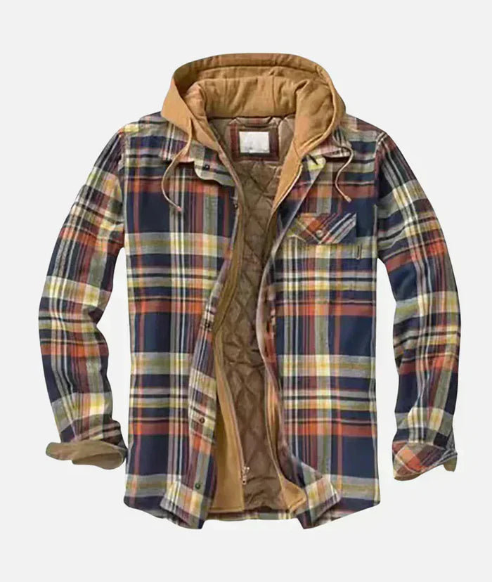 Alain – Veste patchwork à carreaux