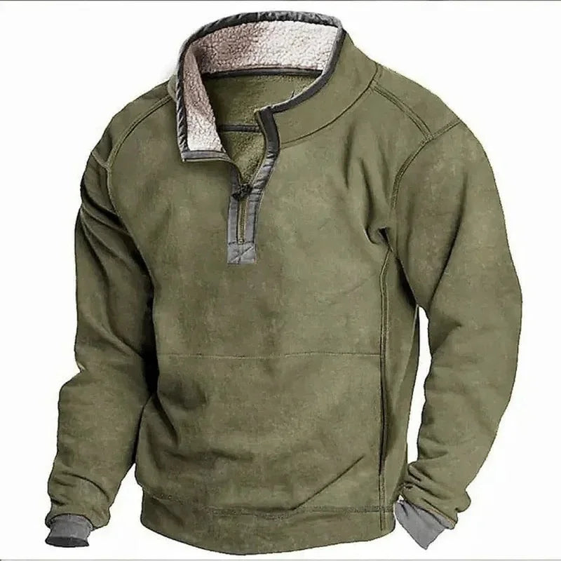 Pull d’automne chaud doublé polaire