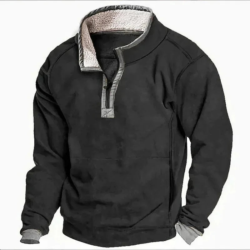 Pull d’automne chaud doublé polaire