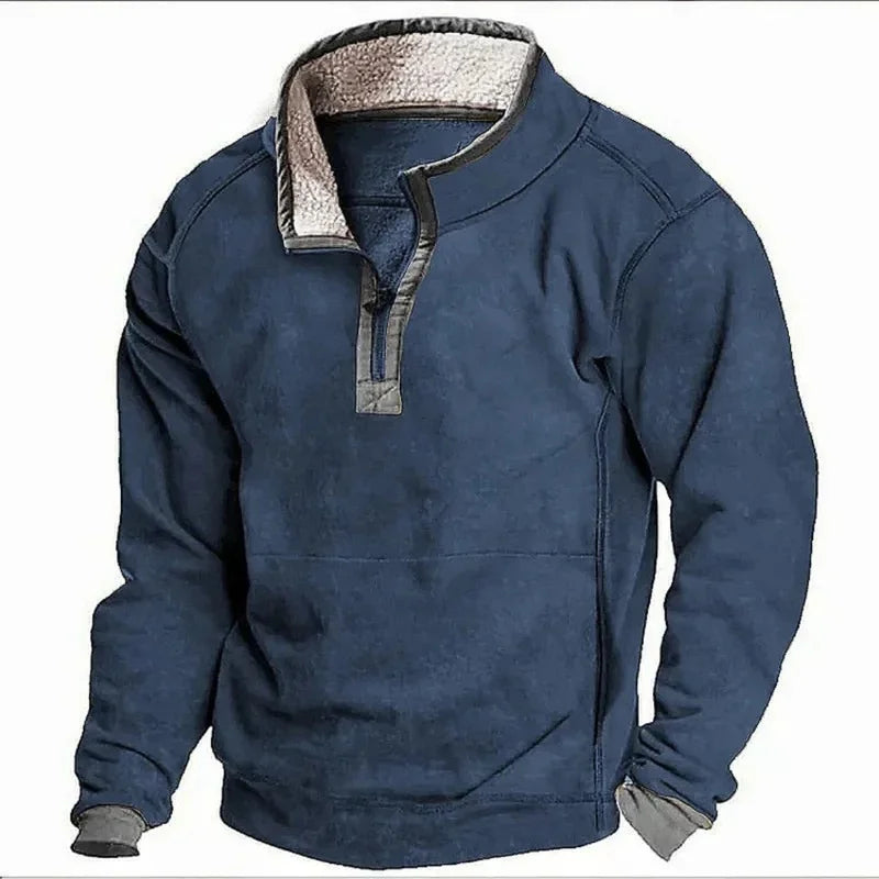 Pull d’automne chaud doublé polaire